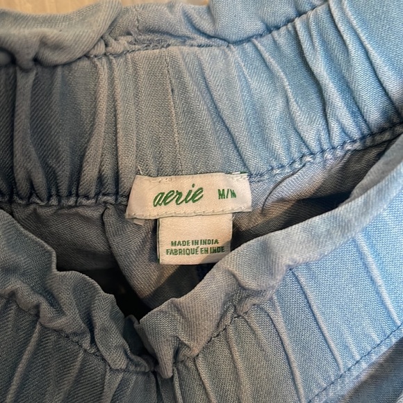 Aerie Soft Shorts. Light blue. Size M. - Picture 3 of 3